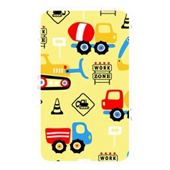 Seamless Pattern Vector Industrial Vehicle Cartoon Memory Card Reader (rectangular) by Jancukart