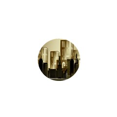 Architecture City House 1  Mini Buttons by Jancukart