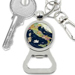 Map Italy Blue Bottle Opener Key Chain by ConteMonfrey