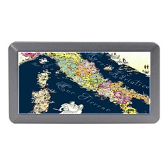 Map Italy Blue Memory Card Reader (mini) by ConteMonfrey