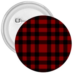 Red And Black Plaids 3  Buttons by ConteMonfrey