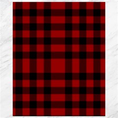 Red And Black Plaids Canvas 16  X 20  by ConteMonfrey