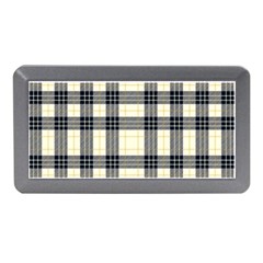 Gray And Yellow Plaids  Memory Card Reader (mini) by ConteMonfrey
