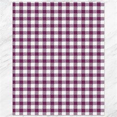Straight Purple White Small Plaids  Canvas 16  X 20  by ConteMonfrey