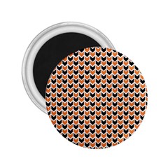 Halloween Plaids Arrow 2 25  Magnets by ConteMonfrey