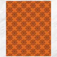 Halloween Black Orange Spider Web   Canvas 11  X 14  by ConteMonfrey