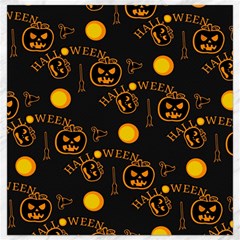 Halloween Background Pattern Canvas 16  X 16  by Ravend