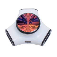 Pattern Colorful Background Abstarct 3-port Usb Hub by Ravend