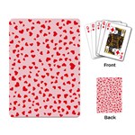 Hearts Valentine Heart Pattern Playing Cards Single Design (Rectangle) Back