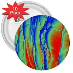 Pattern Design Decorative Art 3  Buttons (10 Pack)  by Ravend