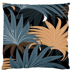 Leaves Background Digital Paper Standard Flano Cushion Case (one Side) by Ravend