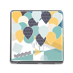 Abstract Balloon Pattern Decoration Memory Card Reader (square 5 Slot) by Ravend