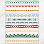 Pattern Colored Line Watercolor Painting Blue Color Splash Canvas 12  x 16  11.86 x15.41  Canvas - 1