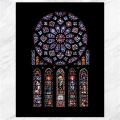 Chartres Cathedral Notre Dame De Paris Amiens Cath Stained Glass Canvas 18  X 24  by Wegoenart