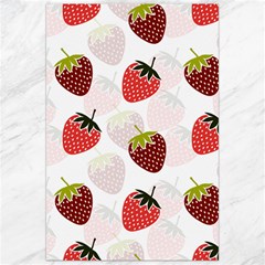 Strawberry Fruit Pattern Background Canvas 24  X 36  by Wegoenart