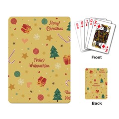 Christmas Treecandy Cane Snowflake Playing Cards Single Design (rectangle) by Ravend