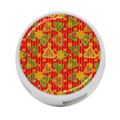 Illustration Background Abstract Pattern Shape Star 4-port Usb Hub (one Side) by Ravend