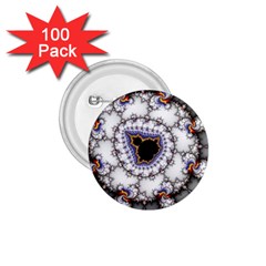 Mandelbrot Fractal Background Template Circle 1 75  Buttons (100 Pack)  by danenraven