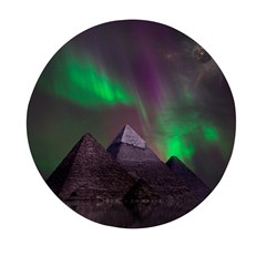 Fantasy Pyramid Mystic Space Mini Round Pill Box (pack Of 5) by Wegoenart