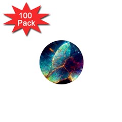 Abstract Galactic Wallpaper 1  Mini Magnets (100 Pack)  by Ravend