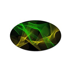 Abstract Pattern Hd Wallpaper Background Sticker Oval (100 Pack) by Ravend