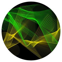 Abstract Pattern Hd Wallpaper Background Round Trivet by Ravend