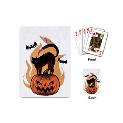 Halloween Playing Cards Single Design (mini) by Sparkle