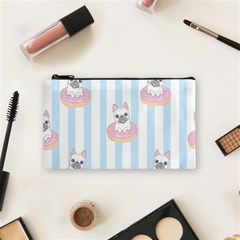 French-bulldog-dog-seamless-pattern Cosmetic Bag (small) by Jancukart