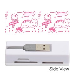 Cute-girly-seamless-pattern Memory Card Reader (stick) by Jancukart