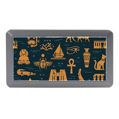 Dark-seamless-pattern-symbols-landmarks-signs-egypt Memory Card Reader (mini) by Jancukart