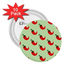 Small Mini Peppers Green 2 25  Buttons (10 Pack)  by ConteMonfrey