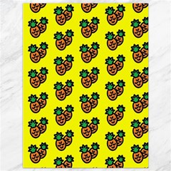 Yellow Background Pineapples Canvas 36  X 48  by ConteMonfrey