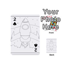 Starship Doodle - Space Elements Playing Cards 54 Designs (mini) by ConteMonfrey