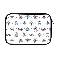 Insect Icon Seamless Pattern Apple Macbook Pro 17  Zipper Case by Wegoenart