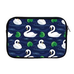 Swan Pattern Elegant Design Apple Macbook Pro 17  Zipper Case by Wegoenart