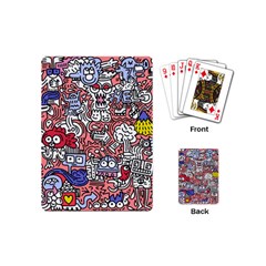 Hand-drawn-vector-illustration-doodle-funny-world-illustrator-line-tools-drawing-flat-design Playing Cards Single Design (mini) by Wegoenart