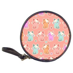 Cute Kawaii Kittens Seamless Pattern Classic 20-cd Wallets by Wegoenart