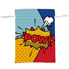 Pow Word Pop Art Style Expression Vector  Lightweight Drawstring Pouch (xl) by Wegoenart