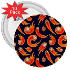 Space Patterns Pattern 3  Buttons (10 Pack)  by Wegoenart