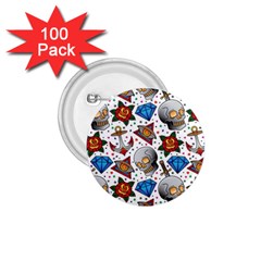 Full Color Flash Tattoo Patterns 1 75  Buttons (100 Pack)  by Wegoenart