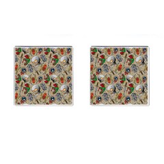 Tattoo Pattern Cufflinks (square) by Wegoenart