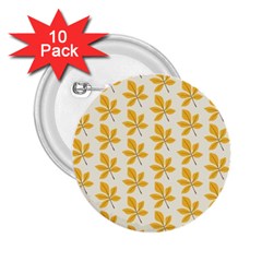 Orange Leaves   2 25  Buttons (10 Pack)  by ConteMonfrey