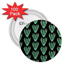 Watercolor Seaweed Black 2 25  Buttons (100 Pack)  by ConteMonfrey