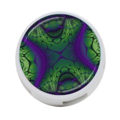 Abstract Fractal Art Pattern 4-port Usb Hub (one Side) by Ravend