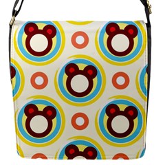 Hide And Seek Cute Cartoon Character Flap Closure Messenger Bag (s) by Wegoenart