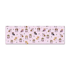 Puppies Dog Pattern Drawing Sticker Bumper (10 Pack) by Wegoenart