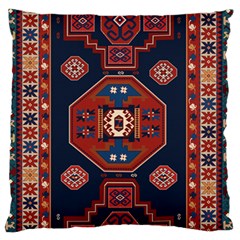 Armenian Old Carpet  Large Flano Cushion Case (one Side) by Gohar