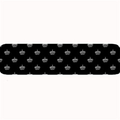 Royalty Crown Graphic Motif Pattern Large Bar Mat by dflcprintsclothing