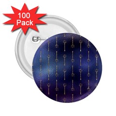 Trident On Blue Ocean  2 25  Buttons (100 Pack)  by ConteMonfrey