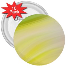 Gradient Green Yellow 3  Buttons (10 Pack)  by ConteMonfrey